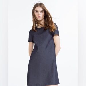 Zara Dark Blue Mini Dress
